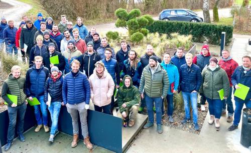 Gartenbau Fachschule Landshut zu Besuch bei Idealgarten Kirmeier 